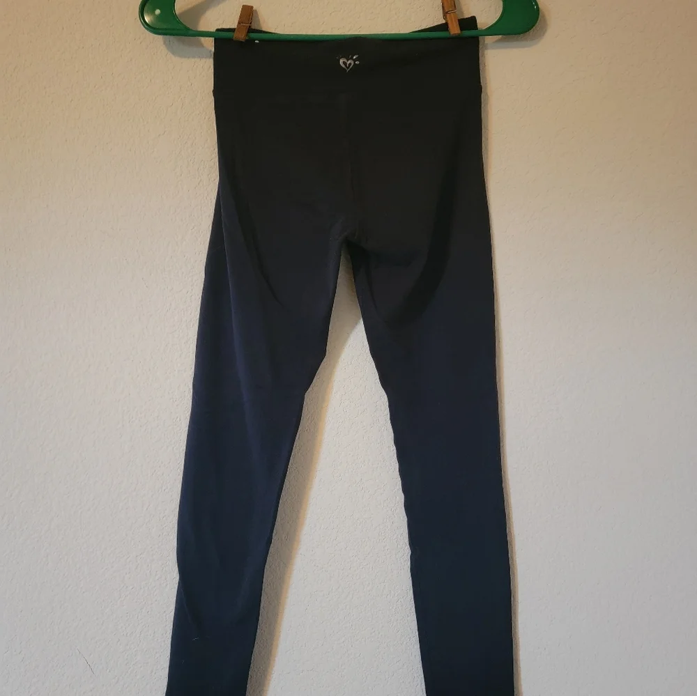 Justice Girl's Black Leggings, Size 10
